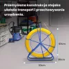 Extralink Pilot 4.5mm 25m | Kabeļu vilkšanas stienis | stikla šķiedra FRP, diam. 4.5mm, gar. 25m, dzeltens