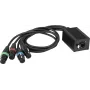 Adapter RJ45-DMX EUROLITE DNK-2 (modelis 70064832) — RJ45 uz DMX signāla pārveidotājs