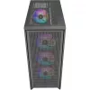 PC korpuss Silentware Air 2000 A-RGB Melns — mid-tower, rūdīta stikla sānu panelis