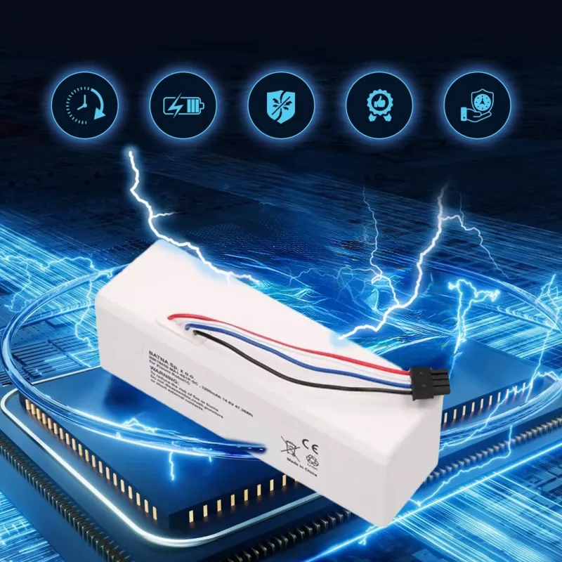 Akumulators Xiaomi Robot 1C P1904-4S1P-MM, 3200mAh, 47.36Wh, STYTJ01ZHM Mijia 1C P1904-4S1P-MM (Dreame MC1808)