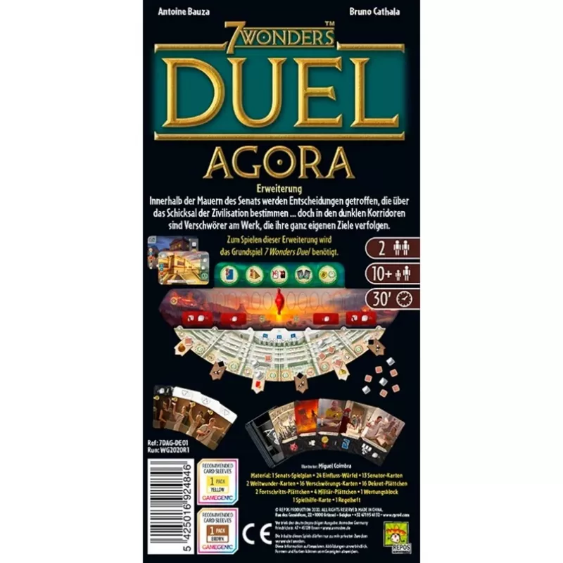 7 Wonders Duel - Agora, galda spēles paplašinājums