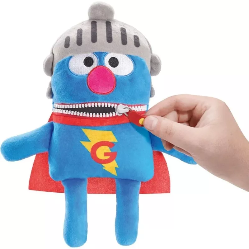 Sezama iela: Sorgenfresser Super-Grobi, plīša rotaļlieta 34 cm