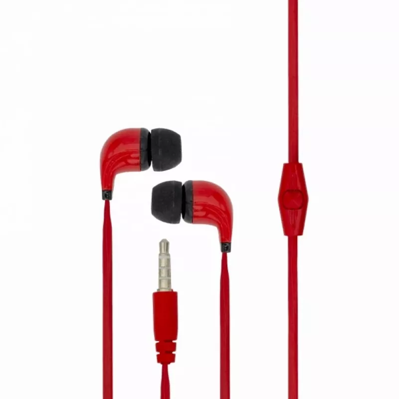Sbox stereo austiņas ar mikrofonu EP-038 sarkanas