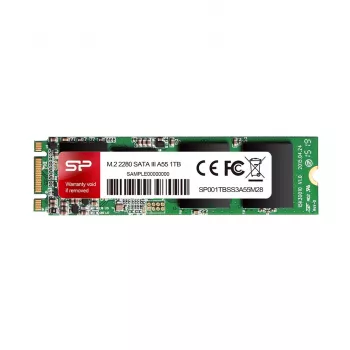 SSD M.2 1 TB Silicon Power SP001TBSS3A55M28 — SATA III, 560/530 MB/s, SLC, MTBF 1,5 milj. st.