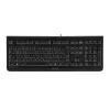 Tastatūra CHERRY KC 1000 universāla USB čehu melna