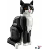 LEGO komplekts Ideas 21349 Tuxedo Cat celtniecības komplekts — kolekcionējams ķieģeļu modelis, vitrīnas priekšmets