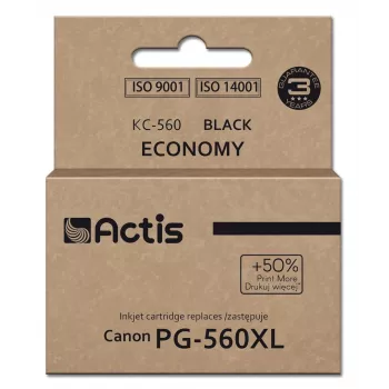 Actis KC-560 tinte (Canon PG-560XL aizvietotājs; Supreme; 22 ml; melna). Drukā par 50% vairāk nekā OEM.