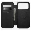 Mobilo tālruņu apvalks Nomad Modern Leather Folio vāciņš iPhone 17 Pro Max — brūngans, der līdz 17,5 cm (6,9 collu) ekrānam, 4 karšu kabatas