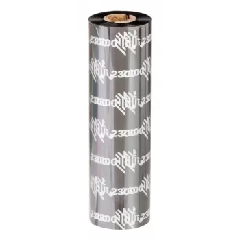 Zebra 2300 Wax termolente 450 m Melna
