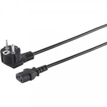 Strāvas kabelis melns S/CONN 60006-3 3 m