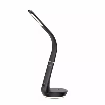 Galda lampa Hawk HW-LAMP02 Melns — regulējams spilgtums, regulējama roka