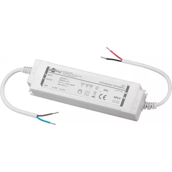 Goobay LED-transformators 24 V DC 100 W IP67 - Pastāvīga sprieguma transformators CV midzei (74771)