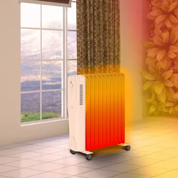 Extralink eļļas radiators NY-25W1 2500W, 11 ribas
