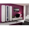 Cama viesistabas mēbeļu komplekts VIGO 2 balts/balts glancēts