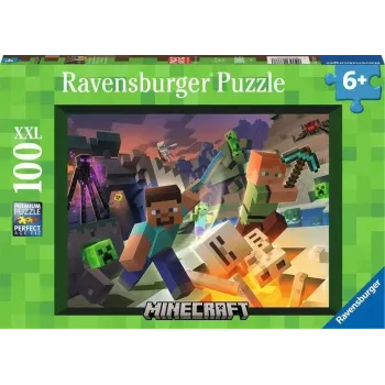Puzle Ravensburger Minecraft 100 gab. Videospēle