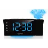 Blaupunkt CRP81USB radio modinātājs ar projekciju un USB uzlādi, melns
