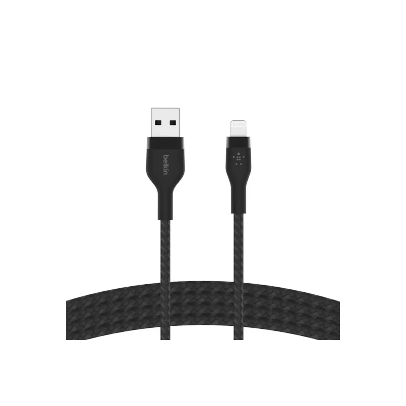 Lightning kabelis 2 m Belkin CAA010BT2MBK USB C uz Lightning melns
