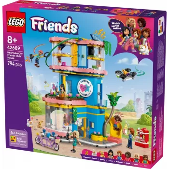 Blocks Friends 42689 Heartlake City Draugu kluba nams
