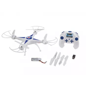 Revell GO STUNT 4 rotoru kvadrokopters 380 mAh zils, balts