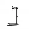 Monitora galda statīvs GEMBIRD MS-D1ST-04 13–32 collu ekrāniem, regulējams augstums un slīpums, VESA 75x75–100x100, līdz 8 kg
