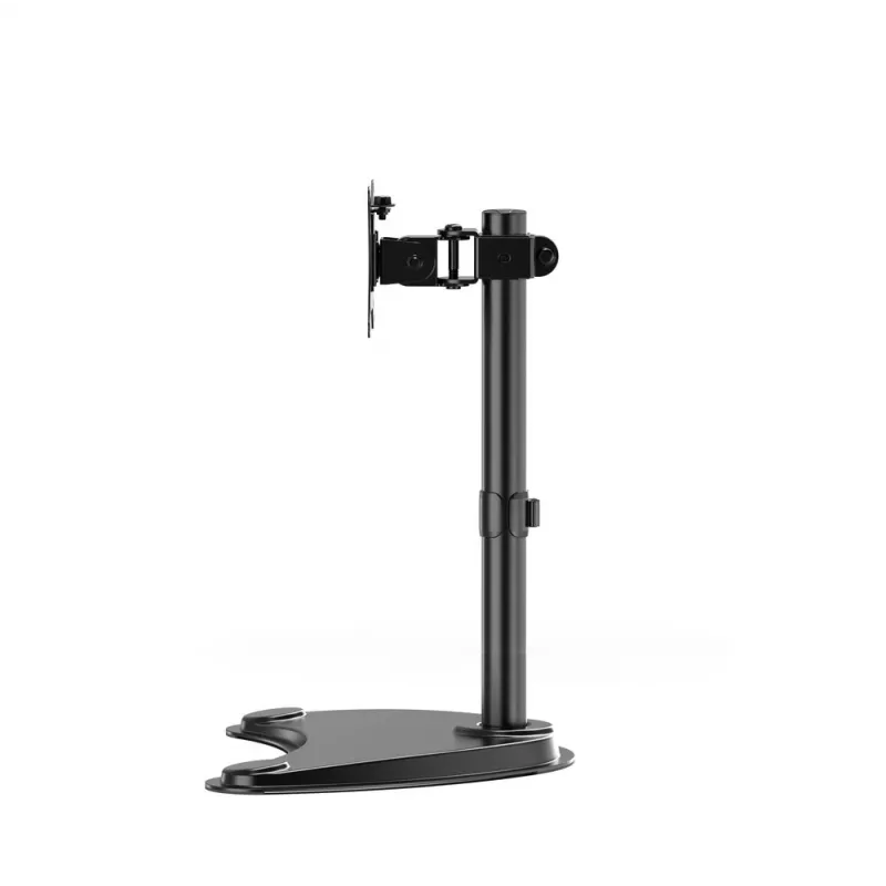 Monitora galda statīvs GEMBIRD MS-D1ST-04 13–32 collu ekrāniem, regulējams augstums un slīpums, VESA 75x75–100x100, līdz 8 kg