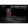 Gaisa dzesētājs SAVIO M.2 NVMe 2280 AK-60 melns radiators 22x80 mm SSD