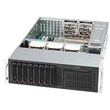 3HE Supermicro korpuss SuperChassis 3U CSE-835TQ-R921B melns