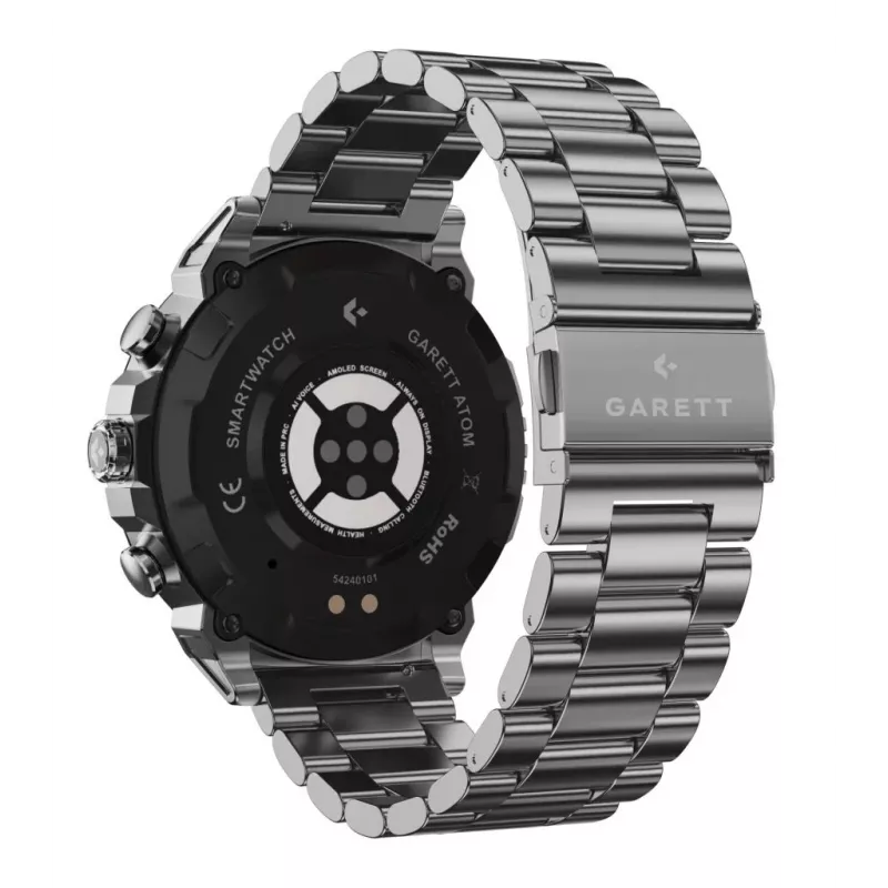 Viedpulkstenis Garett Atom Silver Steel