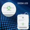 Gāzes noplūdes un oglekļa monoksīda detektors LED