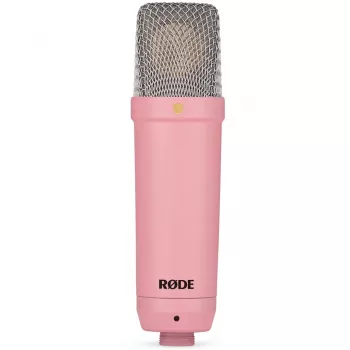 Studijas kondensatora mikrofons RØDE NT1 Signature Pink — kardioīds, 20–20000 Hz, -32 dB jutība, XLR