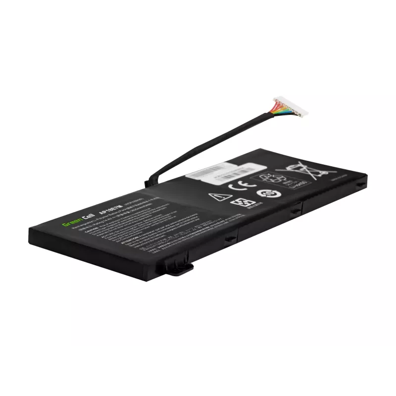 Baterija Green Cell AC83 priekš Acer Nitro AN515/AN517 — LiPo 3620 mAh, melna