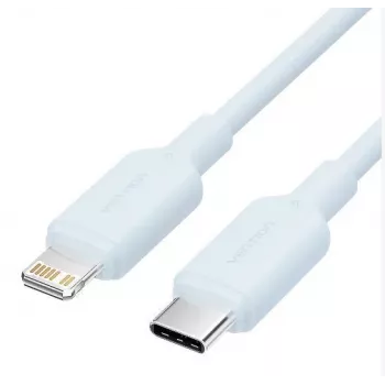Kabelis USB-C uz LIGHTNING/1M Zils Laksf Vention