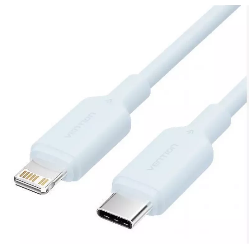 Kabelis USB-C uz LIGHTNING/1M Zils Laksf Vention