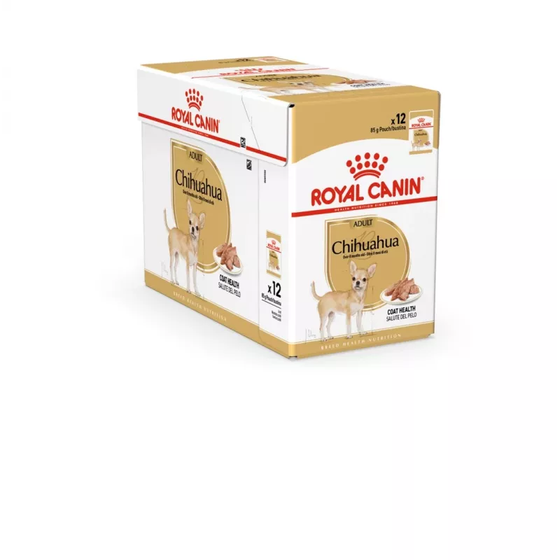 Mitrā suņu barība Royal Canin Chihuahua Adult paciņa 85 g — mājputnu gaļa, pieaugušiem čivavas 1–1.9 kg