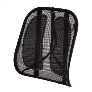 Fellowes muguras balsts biroja krēslam - Office Suites sieta muguras balsts ar sieta audumu - H51.28 x W43.97 x D14.13 cm