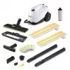 Tvaika mops Kärcher SC 3 EasyFix Plus — 1 L ūdens tvertne, 1900 W, 3,5 bāru tvaika spiediens, balts