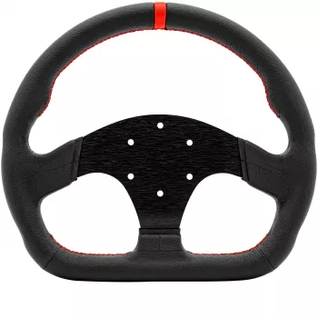 Simagic P-325D stūres rats 325 mm, ādas apmale, tiešās piedziņas sistēmām, bez rumbas
