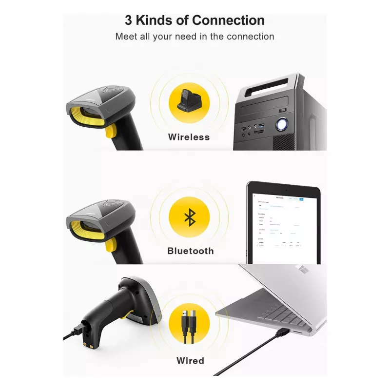 Inateck Barcodescanner 52 melns [BCST-52_black]