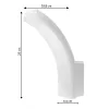 LED lampa MCE511 W 20W IP65 4000K