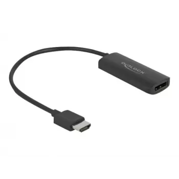 Adapteris HDMI-A vīr. uz DisplayPort siev. 4K 60 Hz DeLOCK 63206