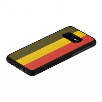 man and wood viedtālruņa maciņš Samsung Galaxy S10e, reggae melns aizsargapvalks