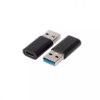 Kabeļa dzimuma mainītājs Microconnect USB3.0ACF USB A uz USB C Melns