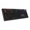 Mehāniskā spēļu tastatūra MSI Strike Pro W Silent US izkārtojums RGB fona apgaismojums, vadu, klusie taustes slēdži
