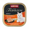 ANIMONDA Vom Feinsten Adult Chicken, liellopu gaļa un burkāni - mitrā kaķu barība - 100g