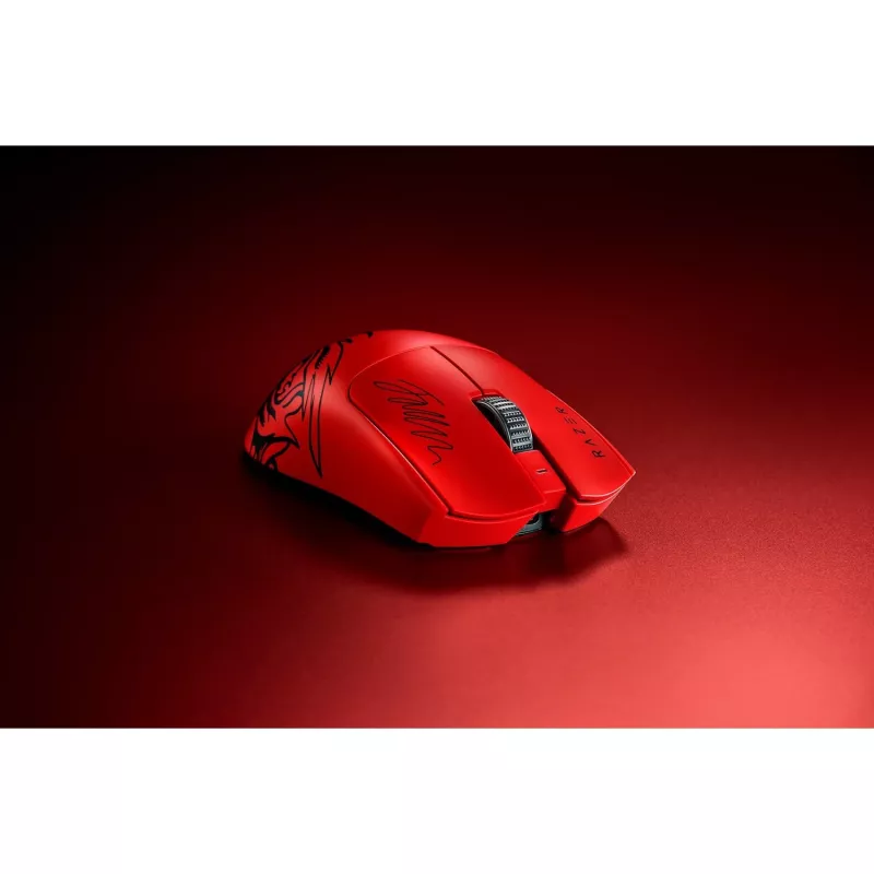Razer Viper V3 Pro Faker Edition pele spēlēm labās rokas RF bezvadu + USB Type-C optiskā 35000 DPI