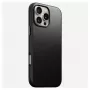 Mobilā tālruņa vāciņš Nomad NM01693185 priekš Apple iPhone 16 Pro Max, āda/TPU/PC, melns, piemērots 17.5 cm (6.9 collu) ekrānam