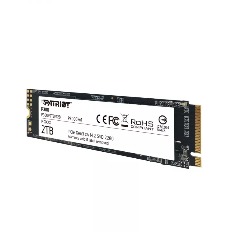 SSD disks Patriot Memory 2 TB M.2 PCI Express 3.0 NVMe P300