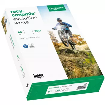 Recyconomic Evolution balts A3, Papīrs DIN A3 (500 lapas), 80 g/m²