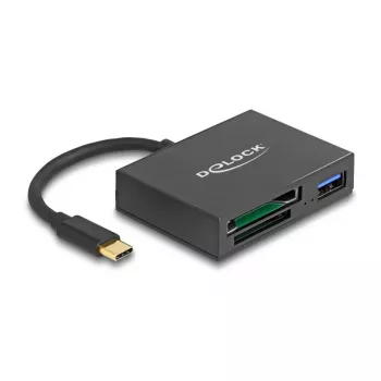 DeLOCK USB-C karšu lasītājs XQD un SD atmiņas kartēm USB 5 Gbps