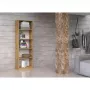 Biroja grāmatu skapis top e shop R40 ARTISAN, ozola krāsa, 5 plaukti, 400×300×1820 mm, skaidu plātnes karkass